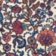 Tissu Demi Panama Indienne Fond Creme