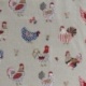 Tissu Poupoule Fond Coloris Lin 