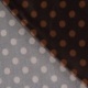 Tissu Satin de Viscose Imprimé Marron