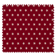 Tissu Imprimé Etoile Bordeaux