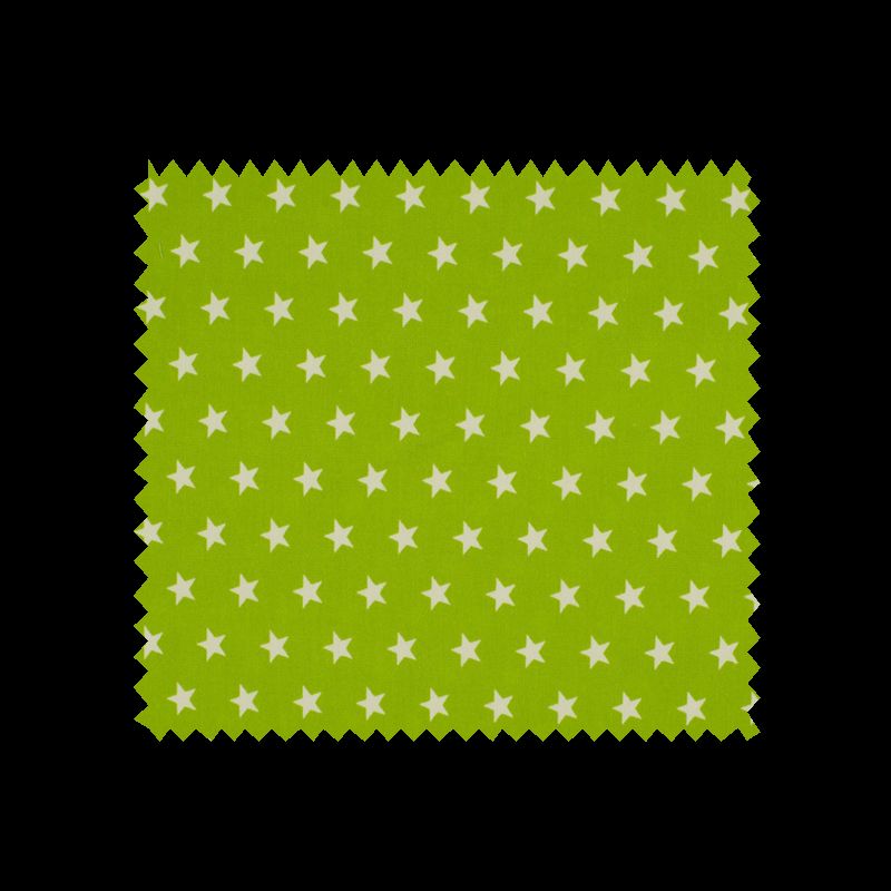 Tissu Imprimé Etoile Anis