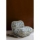 Tissu Jacquard Folia Chocolat