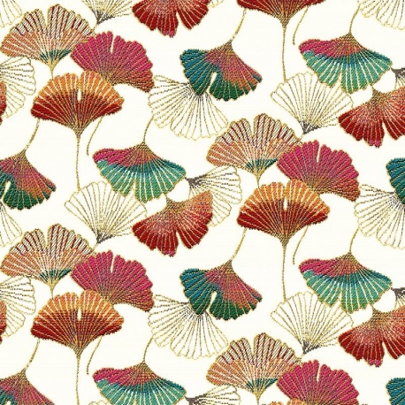 Tissu Jacquard Shalimar Blanc 