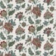 Tissu Jacquard Bosphore Blanc Rouge