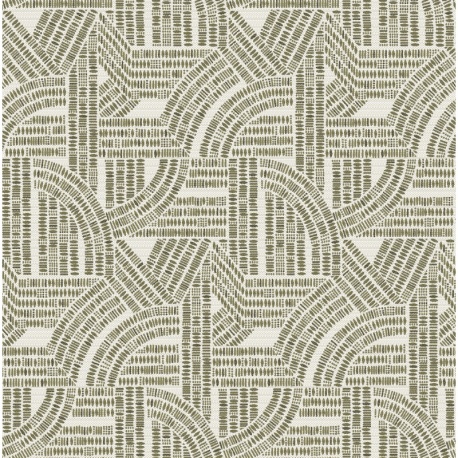 Tissu Jacquard Madiba Kaki