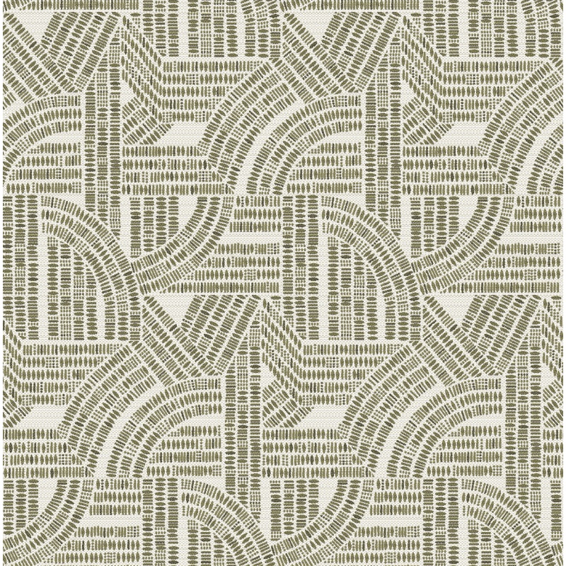 Tissu Jacquard Madiba Kaki