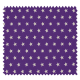 Tissu Imprimé Etoile Violet