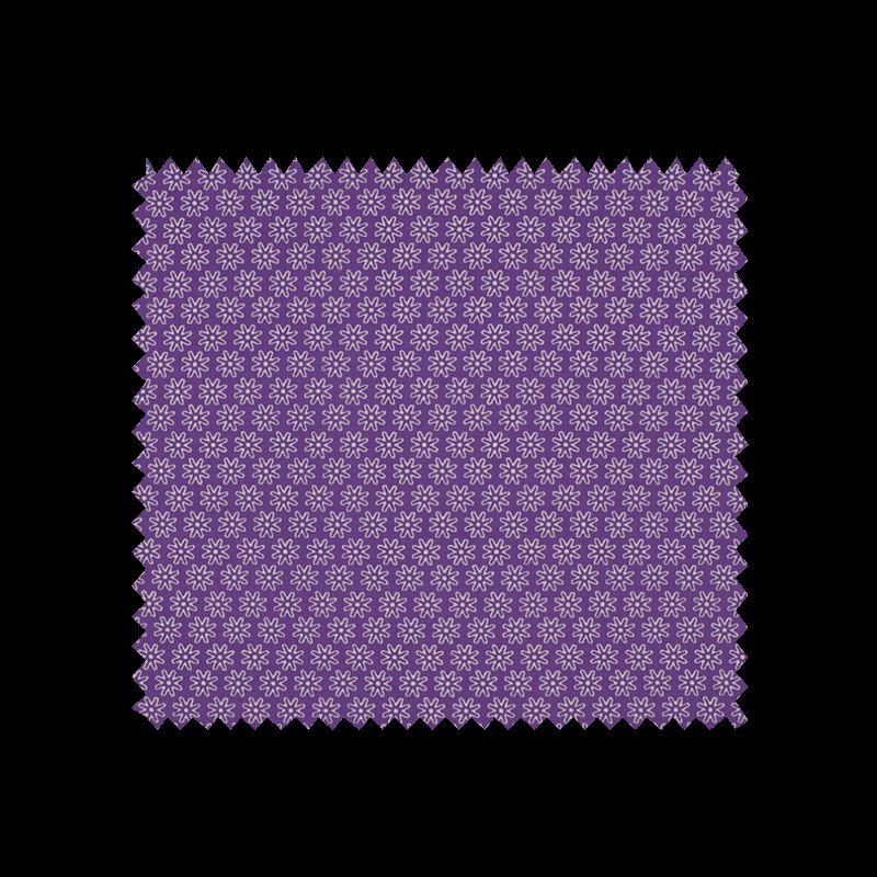 Tissu Imprimé Floralie Violet