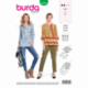 Patron Burda 6354 Blouse Dame 36/46