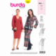 Patron Burda 6365 Robe Dame 36/46