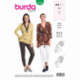 Patron Burda 6369 Blouse Dame 36/44