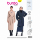 Patron Burda 6378 Manteau Pour Dame 36/46