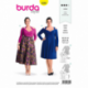 Patron Burda 6390 Robe Pour Dames 46/56