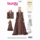 Patron Burda 6398 Robe Renaissance 34/44