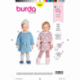 Patron Burda Kids 9327 Robe Pour Bebe 62/92