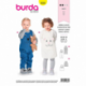 Patron Burda Kids 9330 Salopette et Robe 68/98