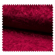 Tissu Panne De Velours Uni Bordeaux