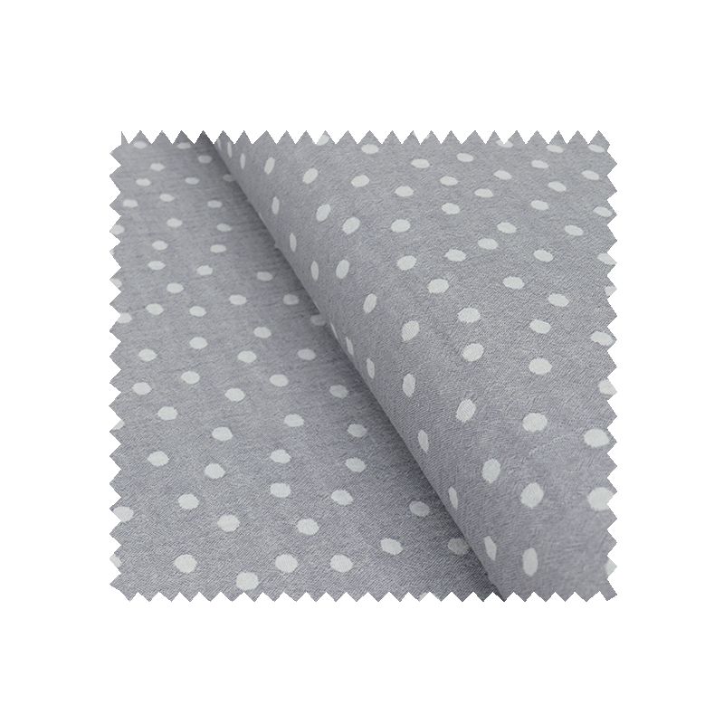 Tissu Double Gaze Jacquard Anthracite