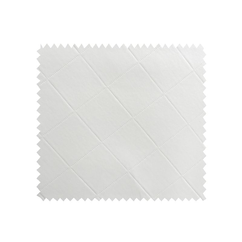 Tissu Simili Losange Blanc