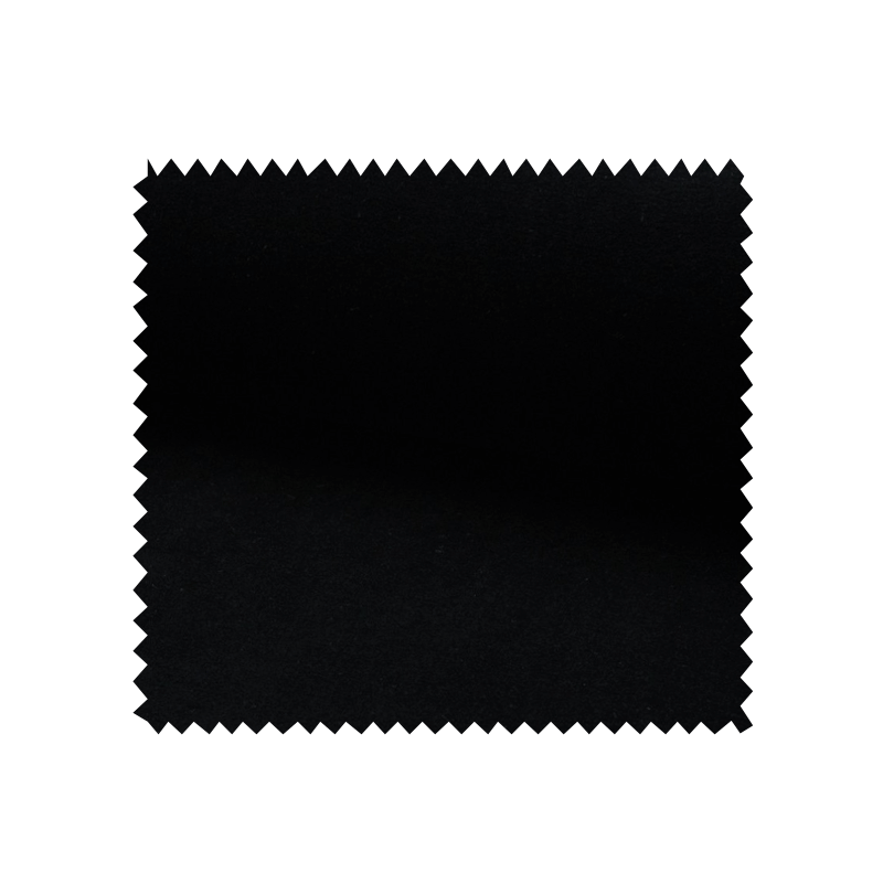 Tissu Jersey Velours Nicky Uni Noir