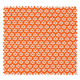 Tissu  Imprimé Paquerette Orange