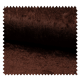 Tissu Panne De Velours Uni Choco