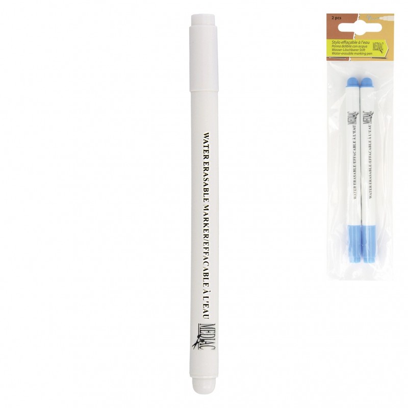 7 Stylos Effaçables Pour Couture – Marqueurs à Encre Disparaissable (eau Ou Air), Pour Tissu, Quilting