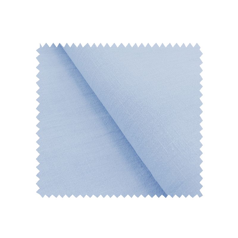 Tissu Lin Lavé Bleu
