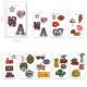 Motifs fun sur carte*4