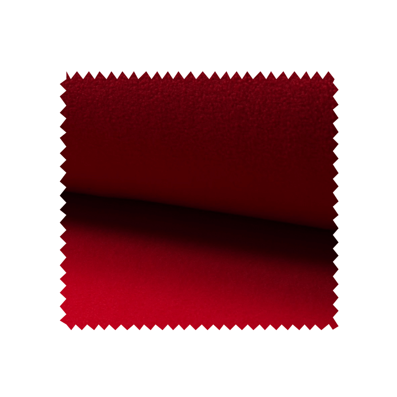 Tissu Polaire Uni Rouge