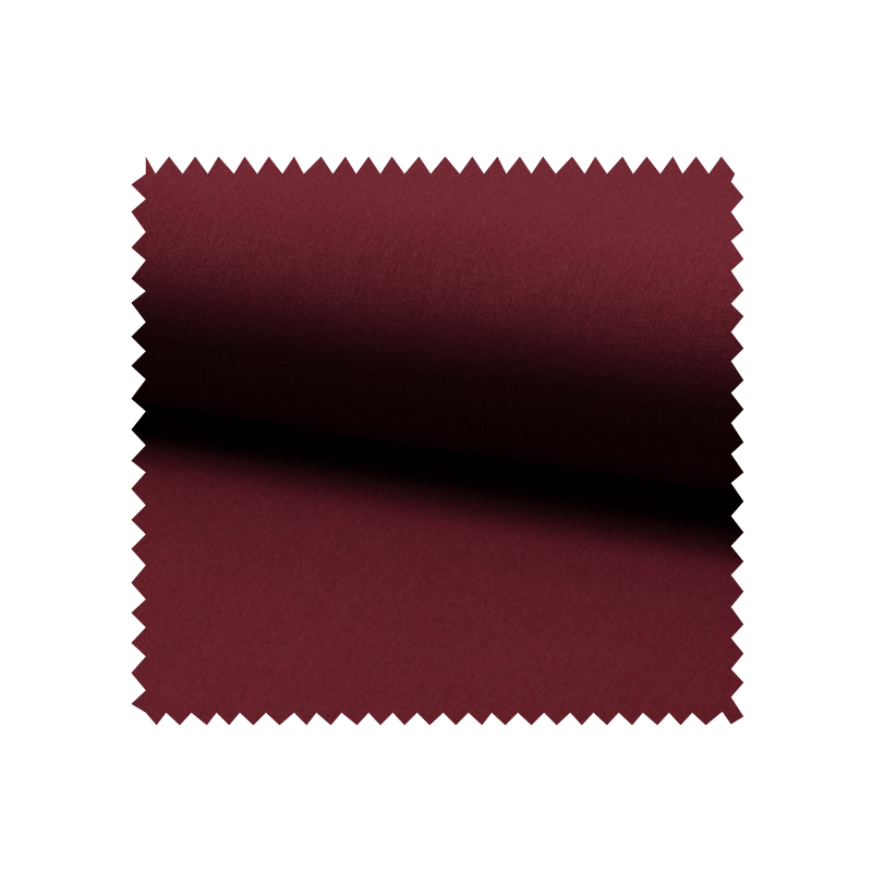 Tissu Gabardine Uni Bordeaux