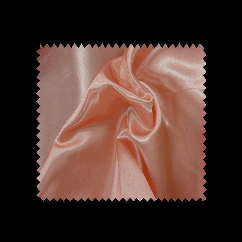 Tissu Satin Uni Rose