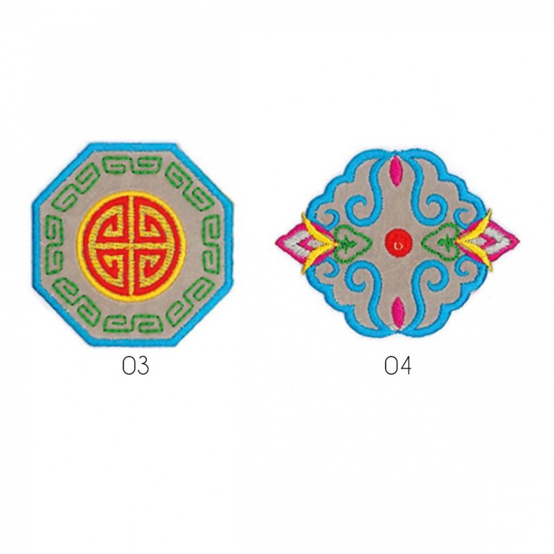 Ecusson Motifs chinois