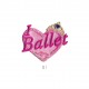 Ecusson I love ballet