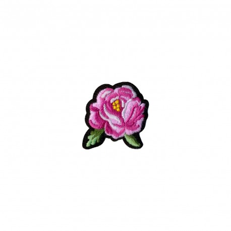 Ecusson Rose 4x3cm