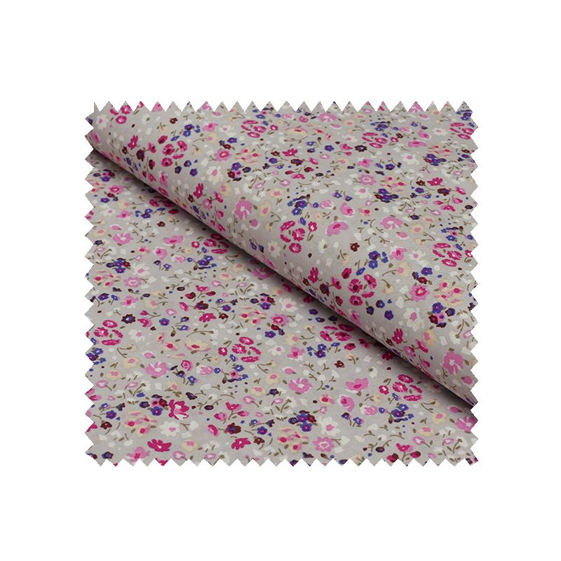 Tissu Coton Imprime Fleurs Multico