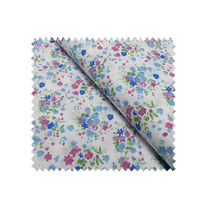 Tissu Coton Imprimé Petites Fleurs Multico