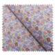 Tissu Coton Imprimé Fleurs Violet et Vert