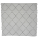 Modulable Losanges Etamine Blanc Gris Foncé (73 cm)