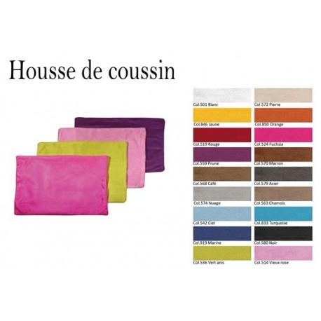 Housse de Coussin Suédine 30x50 cm