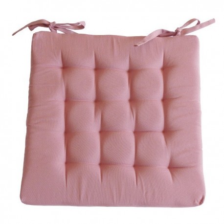 Galette de Chaise Carré Neo Rose