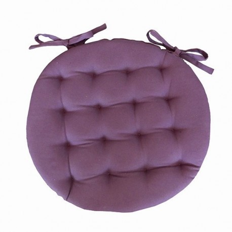Galette de Chaise Ronde Neo Aubergine