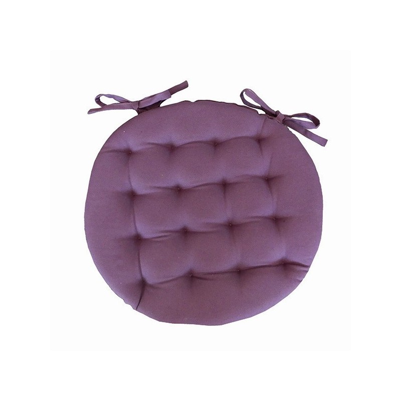 Galette de Chaise Ronde Neo Aubergine
