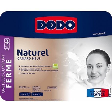 Oreiller Naturel Anti-Acariens DODO