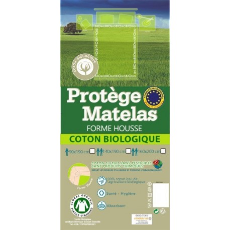 Drap Housse Molleton Blanchi Bio