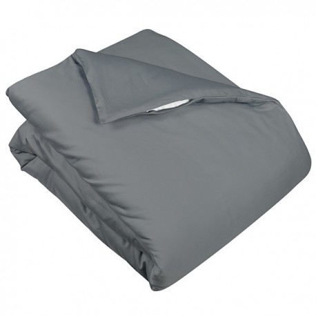 Linge de Lit En Satin Prestige Coloris Cendre