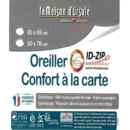 Oreiller Confort à la Carte