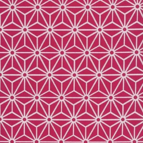 Blanc Fond Fuchsia