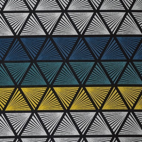 Rideau Gabin Géométrie - 2 Coloris