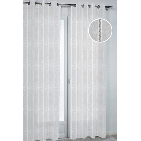 Rideau A Oeillets Toile Naturelle Dune